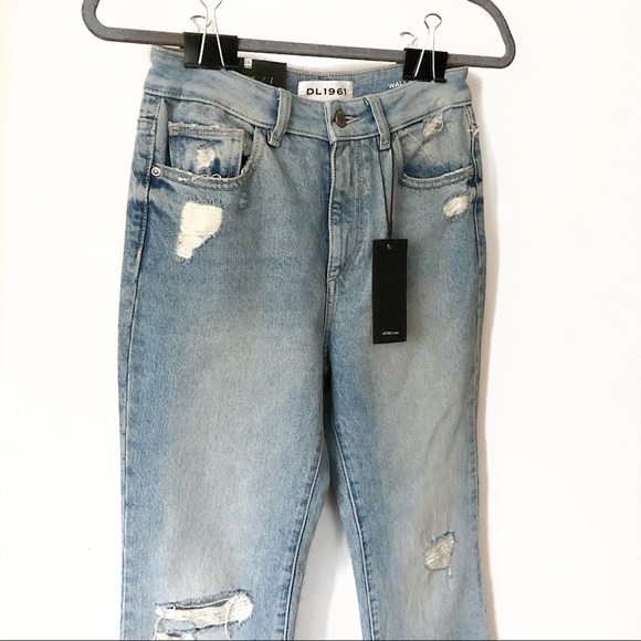 DL1961 Wallace High Waist Crop Flare Distress Jean - Picture 4 of 12